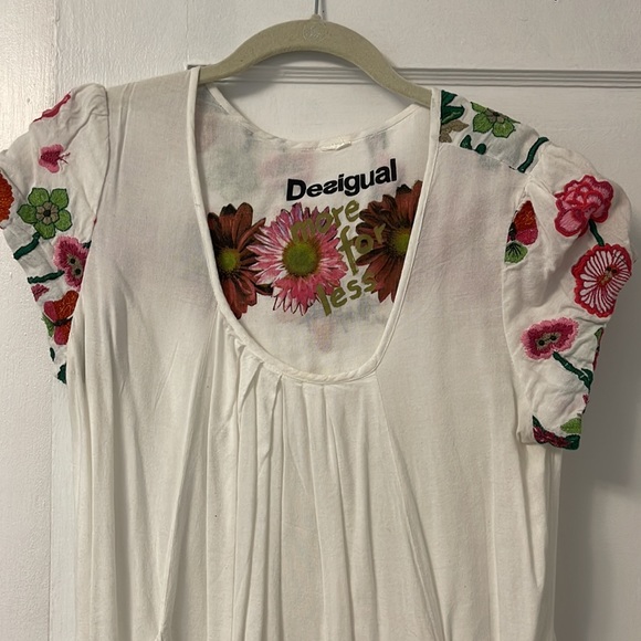 Desigual Floral Top W/ Pockets - Picture 2 of 5
